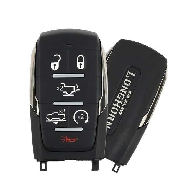 Oem REF: 2019 - 2020 Ram 1500 Longhorn Smart Key 6-Button / Starter / Tailgate / Air Suspension / P RSK-ULK284 - main